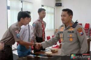 Polres Probolinggo Rekrut Pelajar Duta Kamtibmas, Wujudkan Pelajar Berkarakter Pancasila