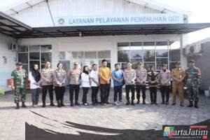 Pastikan Kelayakan dan Keamanan Konsumsi, Kapolres Kediri Kota Tinjau SPPG Yayasan Usaha Mandiri Sejahtera