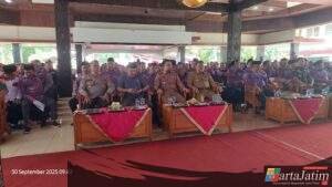 Pelantikan PPDI, Polres Nganjuk Tekankan Peran Strategis Tiga Pilar