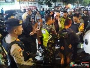 Forkopimda Kota Kediri Ciptakan Situasi Kondusif Pasca Kerusuhan dengan menggelar Patroli Skala besar