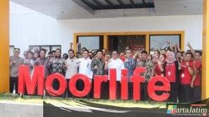 Kapolres Nganjuk Dampingi Menteri Perdagangan RI di PT. Mitra Mulia Makmur
