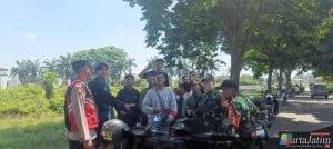 Bhabinkamtibmas dan Babinsa Kraton Beri Himbauan Kamtibmas kepada Komunitas Sepeda Motor Honda Grand di Waterpark Kraton