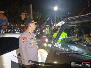Polres Kediri Kota Gelar Operasi Gabungan di Depan Mako Satlantas