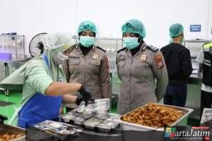 Pastikan MBG Higienis Polres Tulungagung Uji Food Safety di SPPG