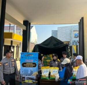 Polres Kediri Gelar GPM saat CFD, Masyarakat Sambut Antusias