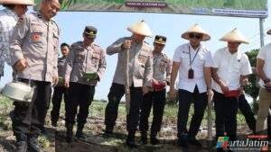 Polres Nganjuk Dukung Program Jagung Serentak Kuartal IV dan Wujudkan Kesejahteraan Petani