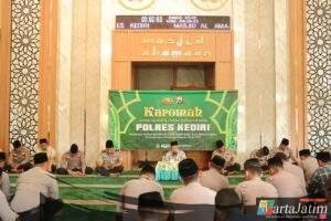 Karomah Polres Kediri, Menebar Nilai Iman dan Kebaikan di Tengah Pengabdian