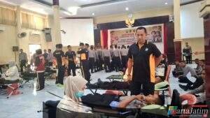 Misi Kemanusiaan SPN Polda Jatim Kumpulkan 170 Kantong Darah Wujudkan Program Kampus Sehat