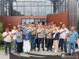 Sambung Roso Polres Kediri dan Paguyuban Kades, Satukan Langkah Jaga Kamtibmas