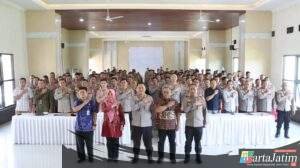 Polres Nganjuk Gelar Pembekalan Bhabinkamtibmas untuk Dukung Program “Desa Tangguh Pangan