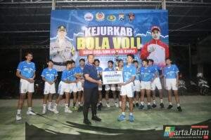 Final Kejurkab Bola Voli U-19 Kapolres Kediri Cup 2025 Jadi Puncak Antusiasme