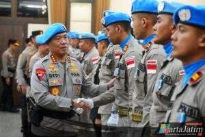 Wakapolri Pimpin Upacara Purna Tugas 139 Personel Kontingen Garuda Bhayangkara, Tegaskan Komitmen Indonesia Dukung Perdamaian Dunia
