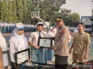 Kapolres Nganjuk Ajak Pelajar SMA Negeri 2 Nganjuk Bijak Menyikapi Informasi dan Tidak Mudah Terprovokasi