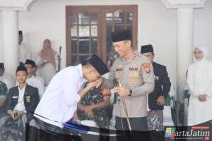 Kapolres Kediri Kota Hadiri Hari Santri, Ajak Santri Jadi Garda Moral dan Keamanan Bangsa