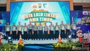 “Satlantas Polres Nganjuk Raih Juara 2 Lomba Kampung Tertib Lalu Lintas Tingkat Polda Jatim 2025”