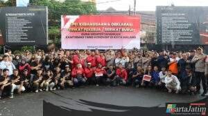 Polresta Malang Kota Perkuat Sinergi Bersama Serikat Buruh Wujudkan Kondusifitas Kamtibmas