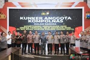 Kompolnas Kunjungi Polres Kediri Kota, Tinjau dan Evaluasi Pascakerusuhan Aksi Unras Agustus 2025