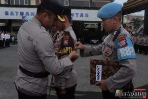 Polres Lamongan Kukuhkan Pamapta: Wujud Komitmen Polri Tingkatkan Pelayanan dan Kepercayaan Publik