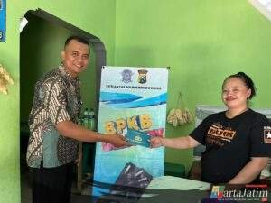 Polantas Menyapa, Polres Bondowoso Beri Layanan BPKB Delivery