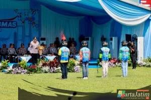 Kapolri Pimpin Apel Ojol Kamtibmas “Jogo Jatim” Bersama Polda Jawa Timur di Malang