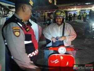 KRYD yang Digelar Polres Kediri Kota Dilakukan Secara Humanis