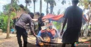 Polsek Ngronggot dan Resmob Polres Nganjuk Bongkar Lokasi Diduga Arena Sabung Ayam