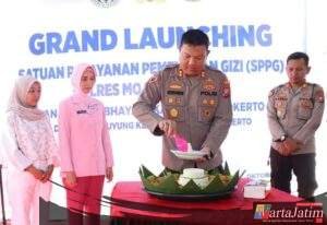 Kapolres Mojokerto Kota Resmikan SPPG Dukung Penuh Program Makan Bergizi Gratis