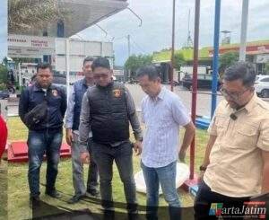Polres Nganjuk dan Pemkab Turun ke SPBU, Tepis Isu “Motor Brebet” yang Viral di Medsos
