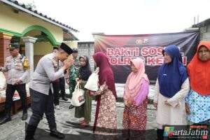 Bantuan Pompa air dan  Sumur Bor dari Polres Kediri Disambut Hangat Warga Blaru