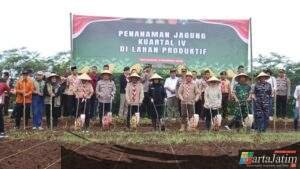 Polresta Banyuwangi Dorong Penguatan Ketahanan Pangan Lewat Penanaman Jagung Kuartal IV 2025