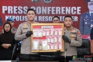 Polres Jember Bongkar Jaringan Narkotika Antar Pulau, 885 Gram Sabu dan 300 Butir Ekstasi Disita