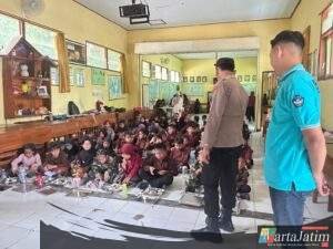 Polres Nganjuk Awasi Pendistribusian Makan Bergizi Gratis di Kecamatan Pace