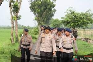 Napak Tilas dan Bakti Sosial Warnai Peringatan HUT ke-80 Korps Brimob Polri di Polres Kediri