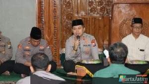 Polres Nganjuk Tanamkan Nilai Surat Yasin dalam Pembinaan Rohani Anggota