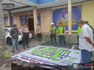 Dinamika Keramaian dan Strategi Polres Kediri Kota dalam Melakukan Pengamanan Gelaran ” Dhoho Night Carnival 2025 “