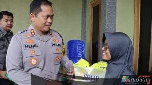 Silaturahmi Kamtibmas Kapolres Nganjuk Bersama Forpimcam Sukomoro dan Para Kades Bahas Banjir dan Kerawanan Lalu Lintas di Desa Nglundo