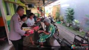 Aksi Peduli, Polsek Pare Gelar Jum’at Barokah di Rumah Lansia Gusdurian