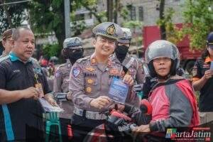 Polres Jember Gencarkan Edukasi Tertib Lalin di Operasi Zebra Semeru 2025