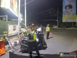 Polres Kediri Kota Intensifkan KRYD Akhir Pekan untuk Menjaga Kondusifitas Wilayah secara Berkelanjutan