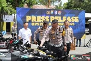 Operasi Zebra Semeru 2025: Polres Kediri Tekankan Edukasi, 63.158 Pelanggaran Ditertibkan