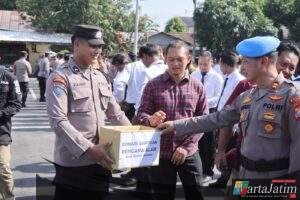 Polres Kediri Peduli, Galang Donasi untuk Korban Bencana Aceh, Sumut, dan Sumbar