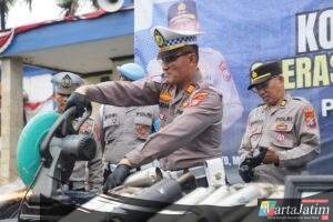 Polres Kediri Kota Beberkan Hasil Operasi Zebra Semeru 2025, Ada Balap Liar Hingga Didominasi Tak Pakai Helm