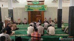 Binrohtal Polres Nganjuk Tekankan Penguatan Iman dan Moral Anggota