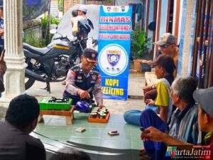 Aiptu Joko Nugroho Laksanakan Kopling Didesa Babadan, dan Sekaligus Memberikan Himbauan Kamtibmas