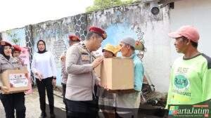 HUT Reserse ke-78 Polres Malang Gelar Santunan Anak Yatim dan Baksos