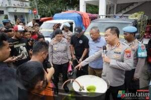 Polrestabes Surabaya Ungkap Sindikat Pengoplos LPG Bersubsidi 3kg ke 12kg