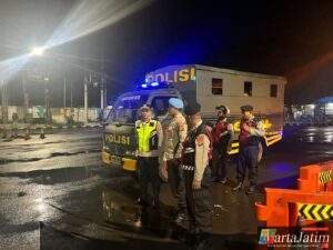 Polres Kediri Kota Gelar Patroli Skala Besar Jelang Natal dan Tahun Baru