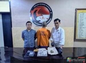 Polresta Banyuwangi Ungkap Peredaran Ganja Satu tersangka Diamankan
