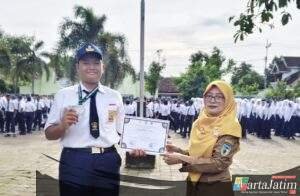 Patut Di Acungi Jempol!! Siswa SMPN 1 Badas Raih Juara 2 Kejuaraan Panahan Tingkat Prov Jatim