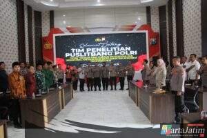 Puslitbang Polri Laksanakan Penelitian di Polres Kediri Kota, Dorong Transformasi Polri Presisi